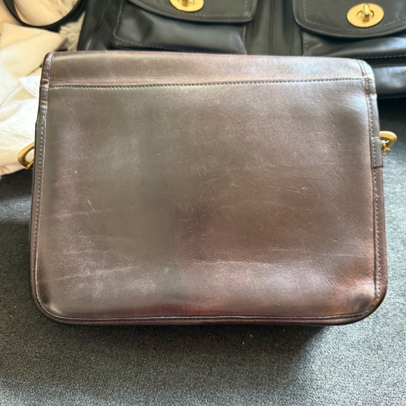 PROJECT Coach Saddle Pouch Medium 9590 Mocha NYC vintage - Picture 3 of 5